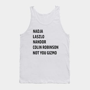 What We Do in the Shadows Names Tank Top
